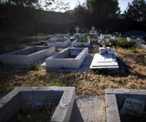 A cemetery is seen in Mytilini, Lesbos, Greece in this file photo.