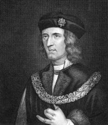 A portrait of Richard III, king of England. Some scientists say he's buried under a parking lot.