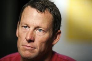 In this Feb. 15, 2011, file photo, Lance Armstrong pauses during an interview in Austin, Texas.