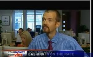 InTrade founder John Delaney is seen during a 2008 interview.