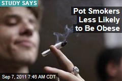 Pot Smokers Less Likely to Be Obese