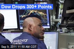 Dow Drops 300+ Points