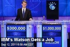 IBM's Watson Gets a Job