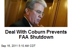 Deal With Coburn Prevents FAA Shutdown