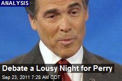 Debate a Lousy Night for Perry