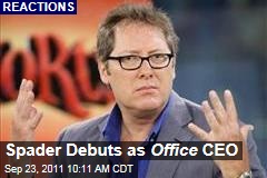 Spader Debuts as Office CEO
