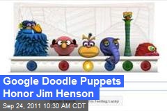 Google Doodle Puppets Honor Jim Henson