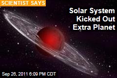 Solar System Kicked Out Extra Planet