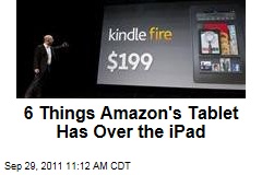 6 Things Amazon's Tablet Has Over the iPad