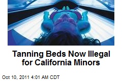 Tanning Beds Now Illegal for California Minors
