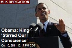 Obama: King 'Stirred Our Conscience'