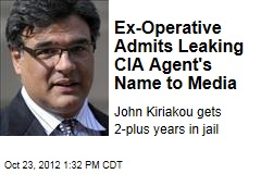 Ex-Operative Admits Leaking CIA Agent&#39;s Name to Media