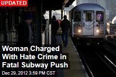 Woman charged with murder as hate crime in man's NY subway death ...