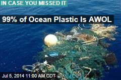 99% of Ocean Plastic Is AWOL