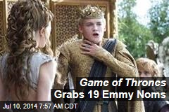 Game of Thrones Grabs 19 Emmy Noms