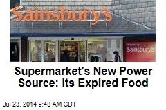 Supermarket's New Power Source: Its Expired Food