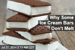 Why Some Ice Cream Bars Don't Melt