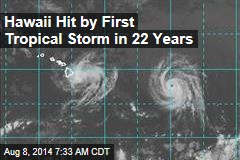 Hawaii Hit by First Tropical Storm in 22 Years