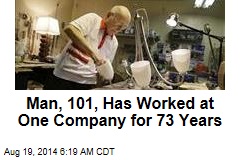 Man, 101, Has Worked at Lighting Company 73 Years