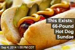 This Exists: 66-Pound Hot Dog Sundae
