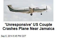 Unresponsive US Plane Crashes Near Jamaica