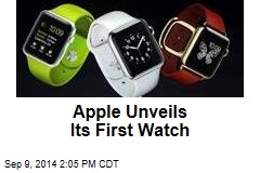 Apple Unveils Its First Watch