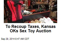 To Recoup Taxes, Kansas OKs Sex Toy Auction