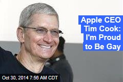 Apple CEO Tim Cook: I'm Proud to Be Gay