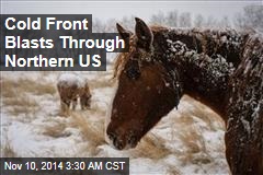 Cold Front Blasts Through Northern US