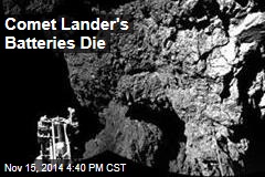 Comet Lander's Batteries Die