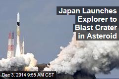 Japan Launches Explorer to Blast Crater in Asteroid