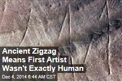 Ancient Zigzag Means World's First Artist Wasn't Human