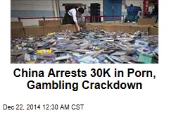 China Arrests 30K in Porn, Gambling Crackdown