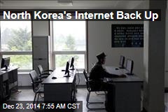 North Korea's Internet Back Up