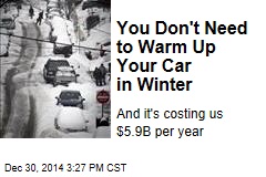 You Don't Need to Warm Up Your Car in Winter