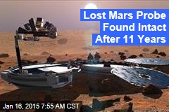 Lost Mars Probe Found Intact After 11 Years