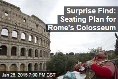 Surprise Find: Seating Plan for Rome's Colosseum