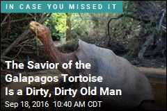 Galapagos Tortoise's Savior Is a Dirty, Dirty Old Man