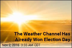 The Weather Channel Has Already Won Election Day