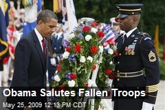 Obama Salutes Fallen Troops