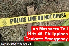 As Massacre Toll Hits 46, Philippines Declares Emergency