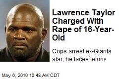 Lawrence Taylor Rape Victim Pics